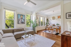 living and dining rooms in Sunset Park co-op